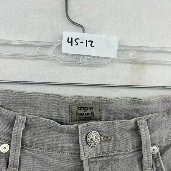 COH Citizens of Humanity Jeans Women's Sz 27 Gray Rocket Crop High Rise Skinny - Picture 14 of 14